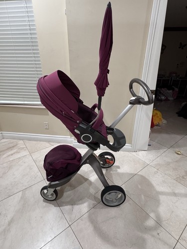 Stokke stroller lavender - -, red