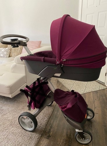 Stokke stroller purple - stokke, stroller,